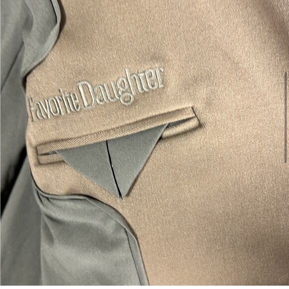 Favorite Daughter Olive Green Blazer Jacket Size Large - Picture 12 of 13